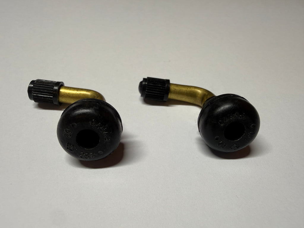90° Angled Motorcycle Valve Stems (2-Pack)