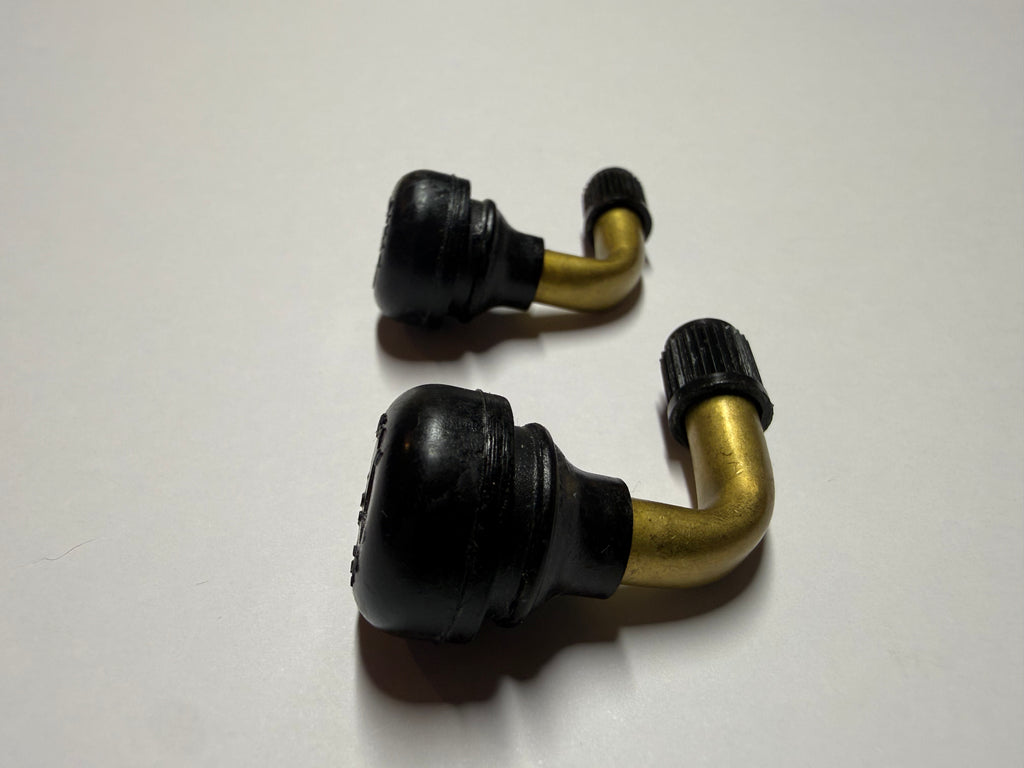90° Angled Motorcycle Valve Stems (2-Pack)