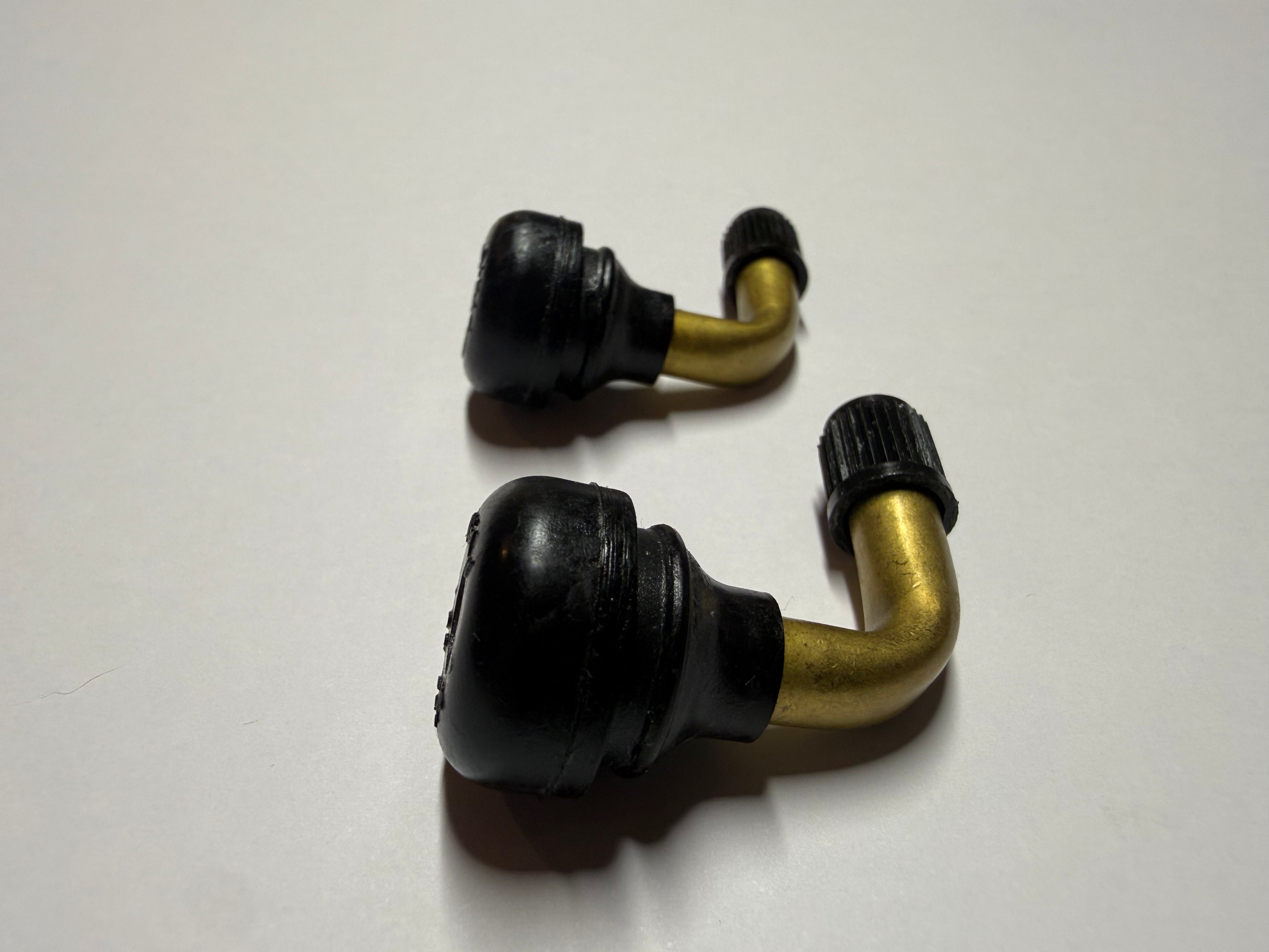 90° Angled Motorcycle Valve Stems (2-Pack)