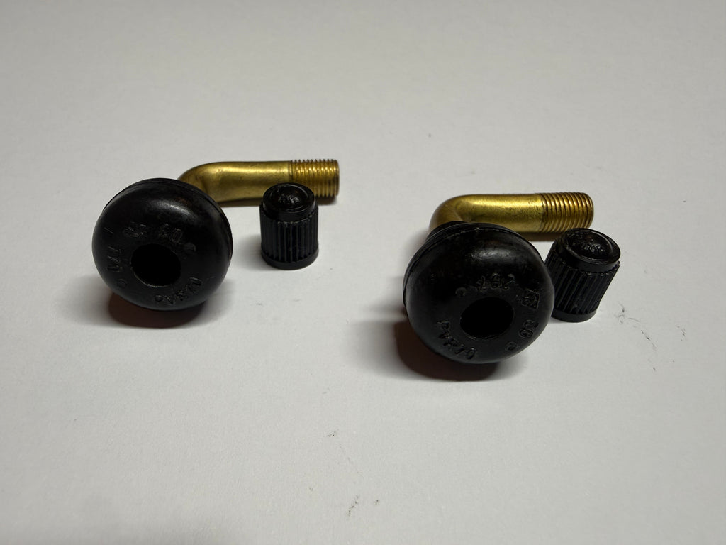 90° Angled Motorcycle Valve Stems (2-Pack)