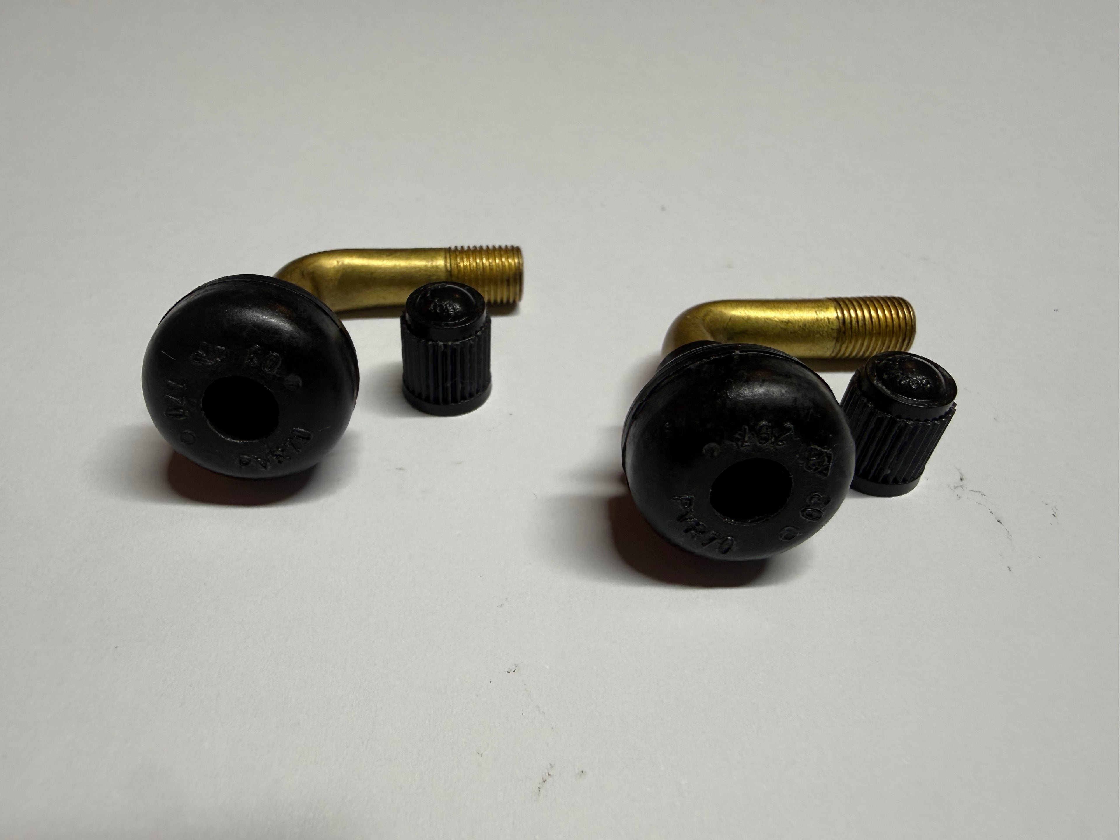 90° Angled Motorcycle Valve Stems (2-Pack)