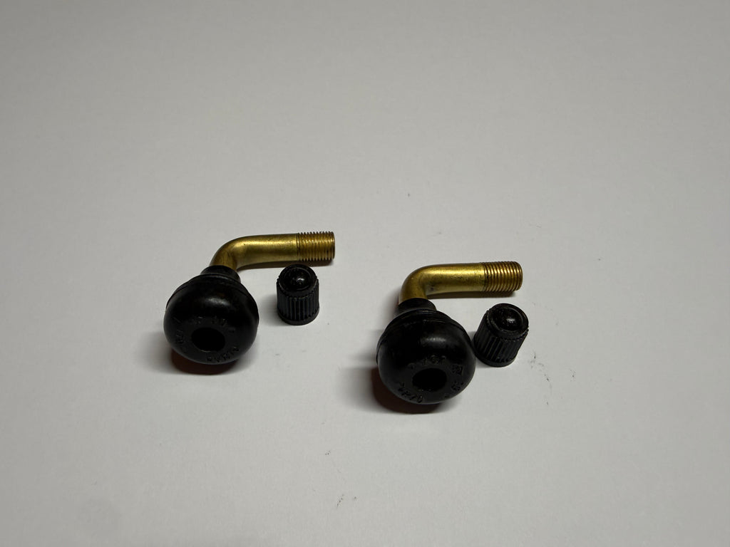90° Angled Motorcycle Valve Stems (2-Pack)