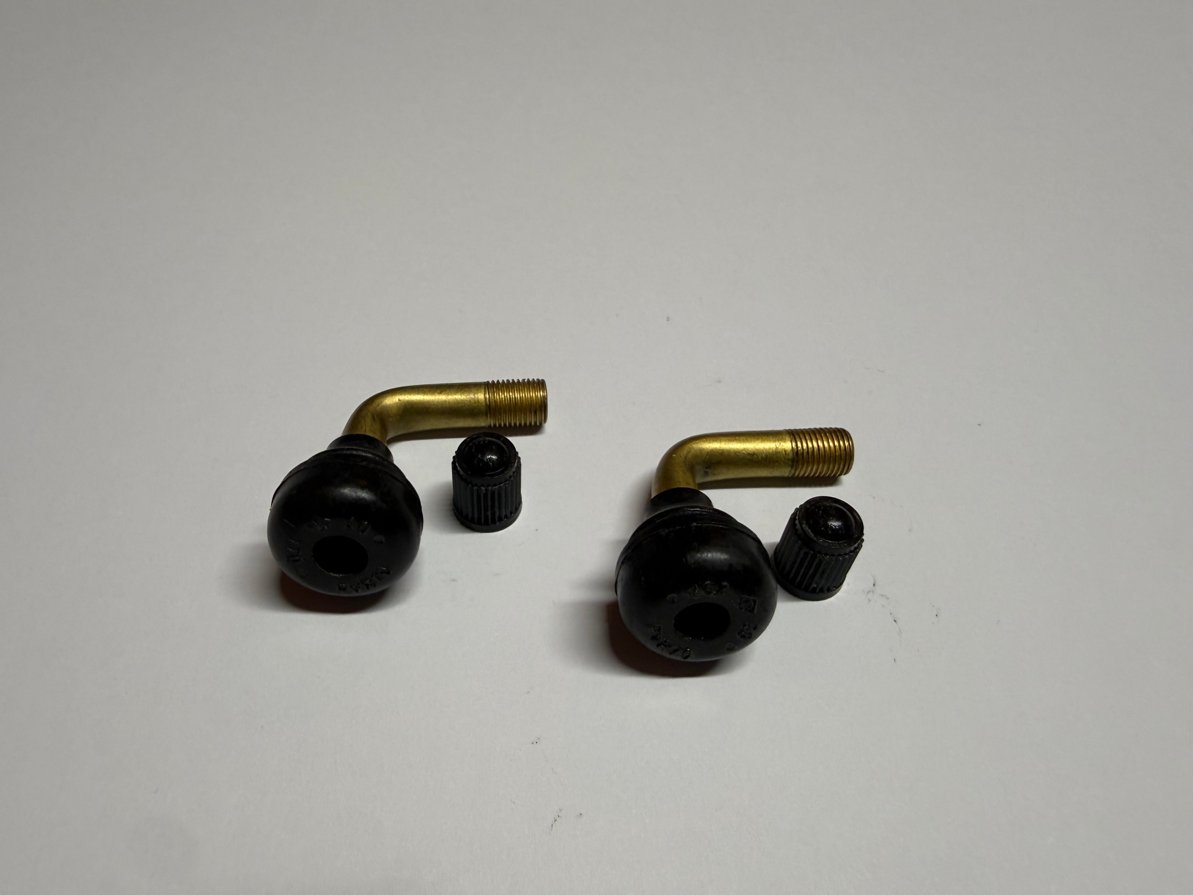 90° Angled Motorcycle Valve Stems (2-Pack)