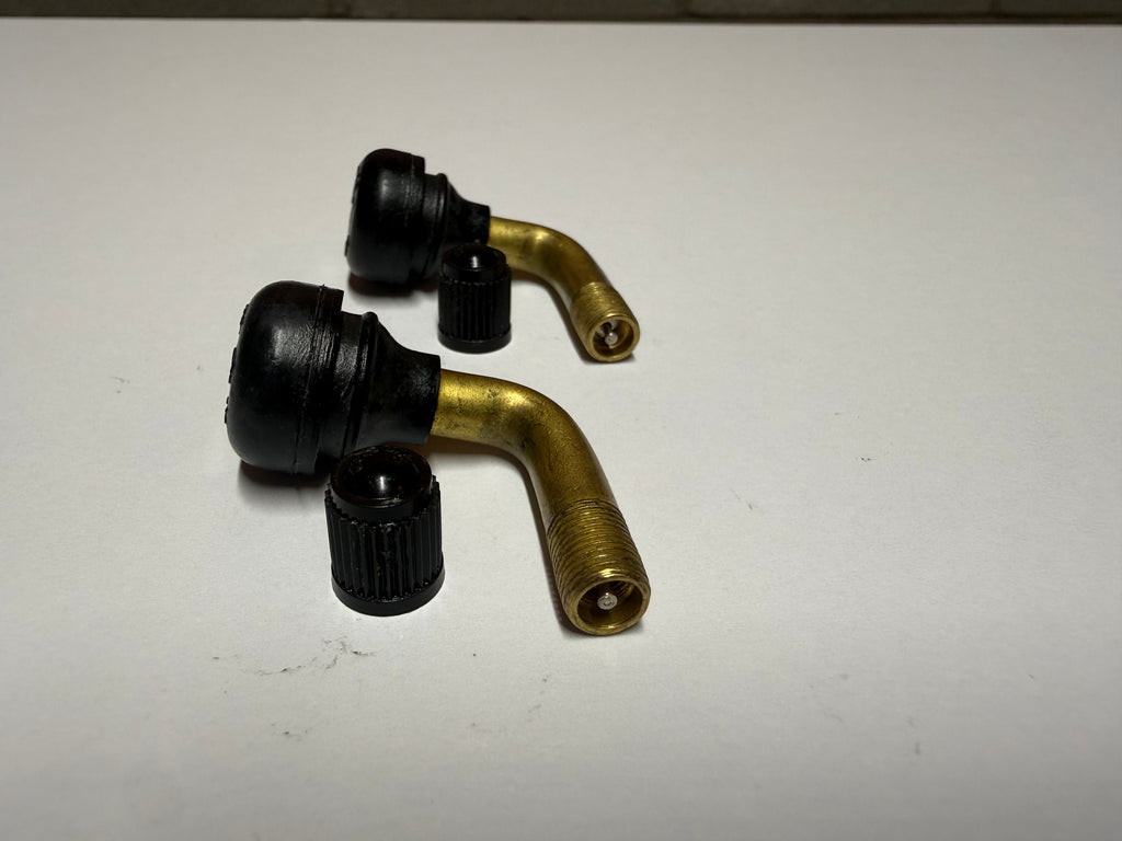 90° Angled Motorcycle Valve Stems (2-Pack)