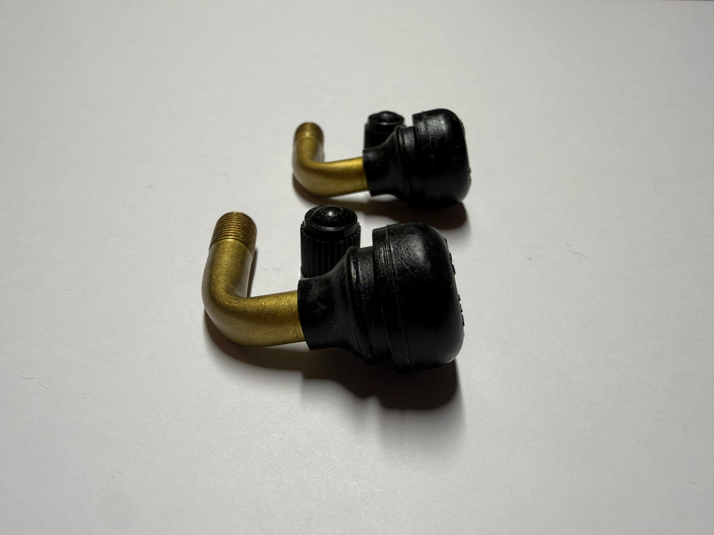 90° Angled Motorcycle Valve Stems (2-Pack)