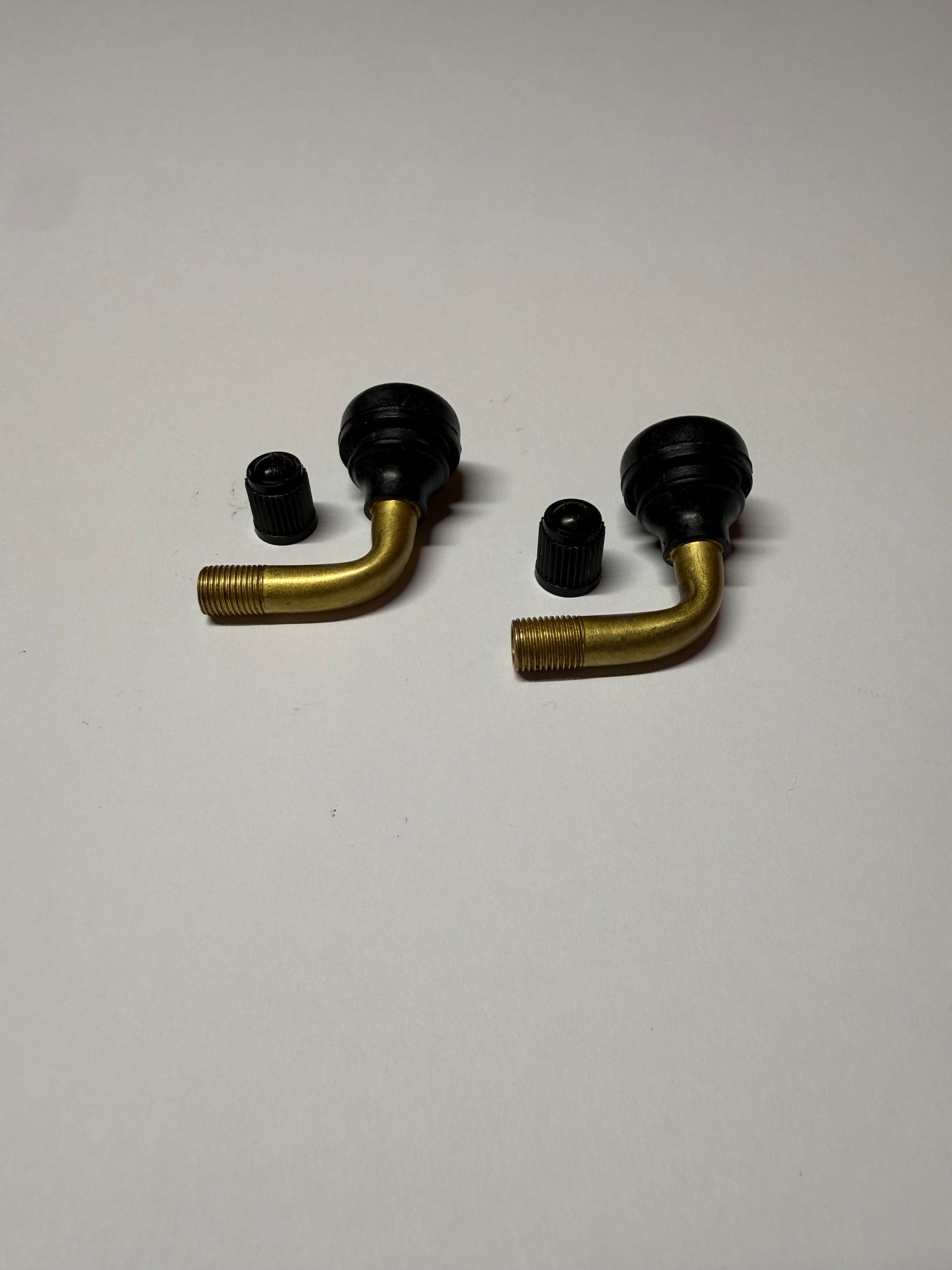 90° Angled Motorcycle Valve Stems (2-Pack)