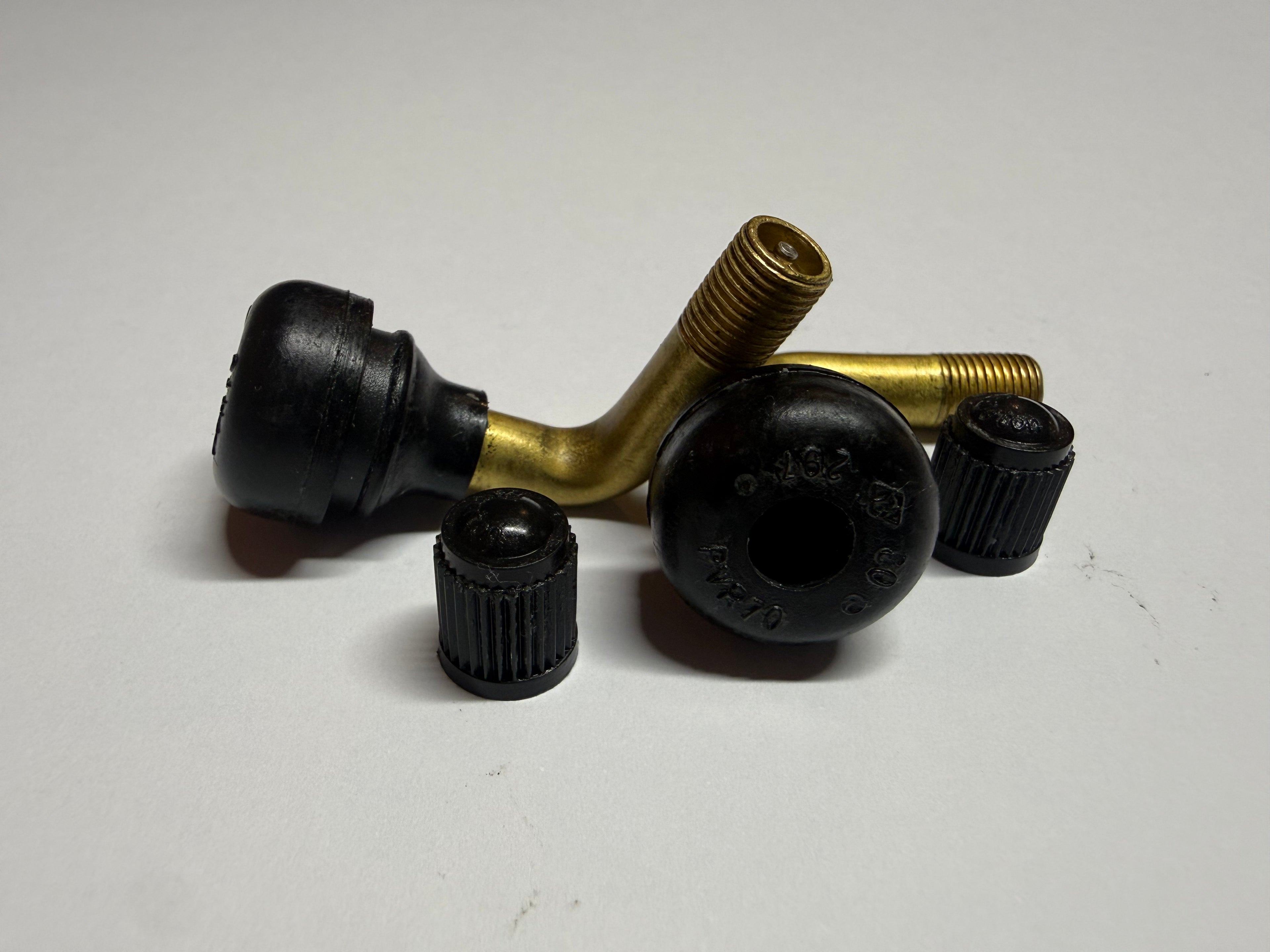 90° Angled Motorcycle Valve Stems (2-Pack)