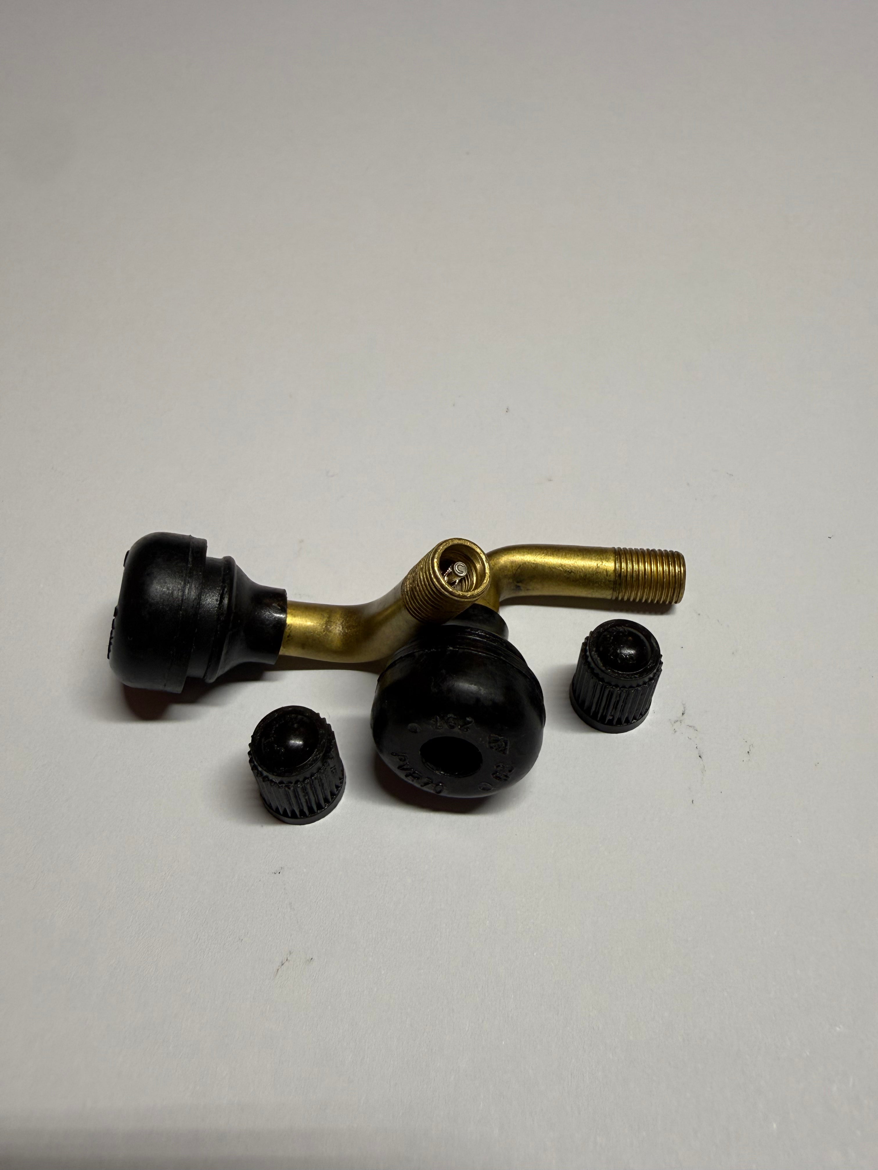 90° Angled Motorcycle Valve Stems (2-Pack)