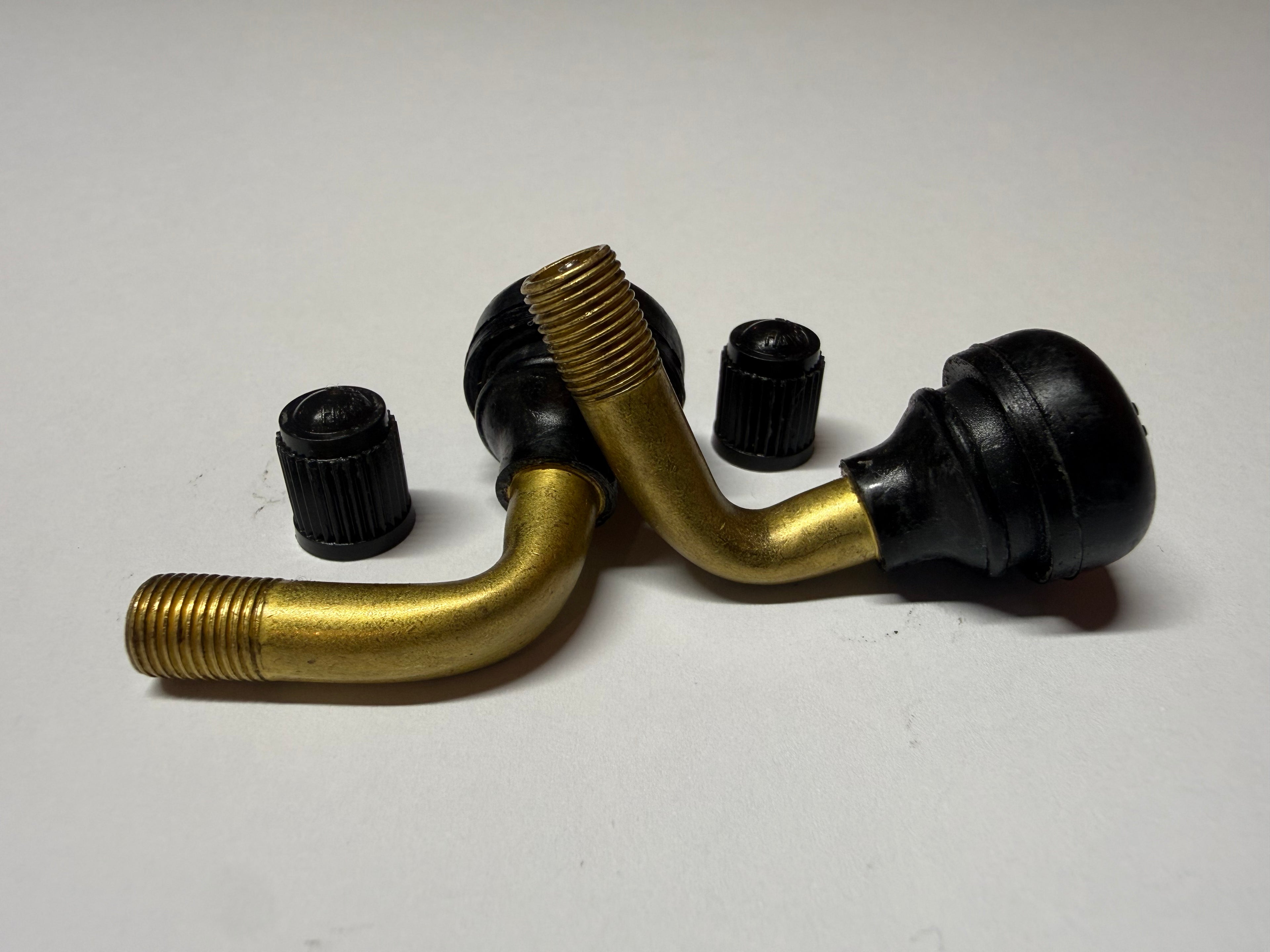 90° Angled Motorcycle Valve Stems (2-Pack)