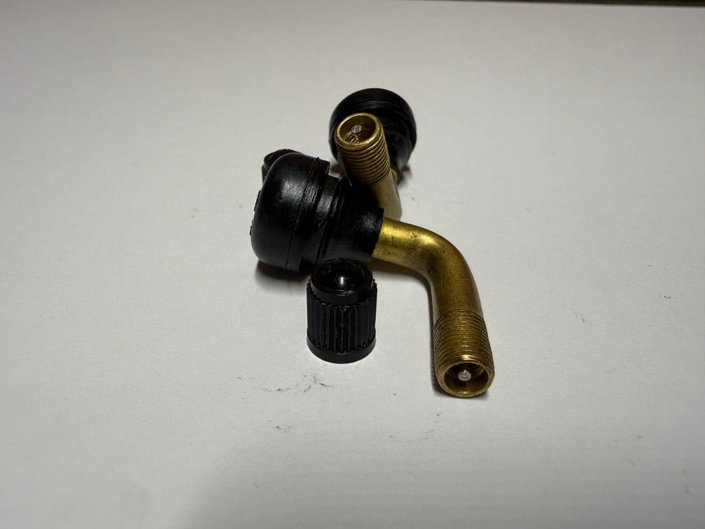 90° Angled Motorcycle Valve Stems (2-Pack)